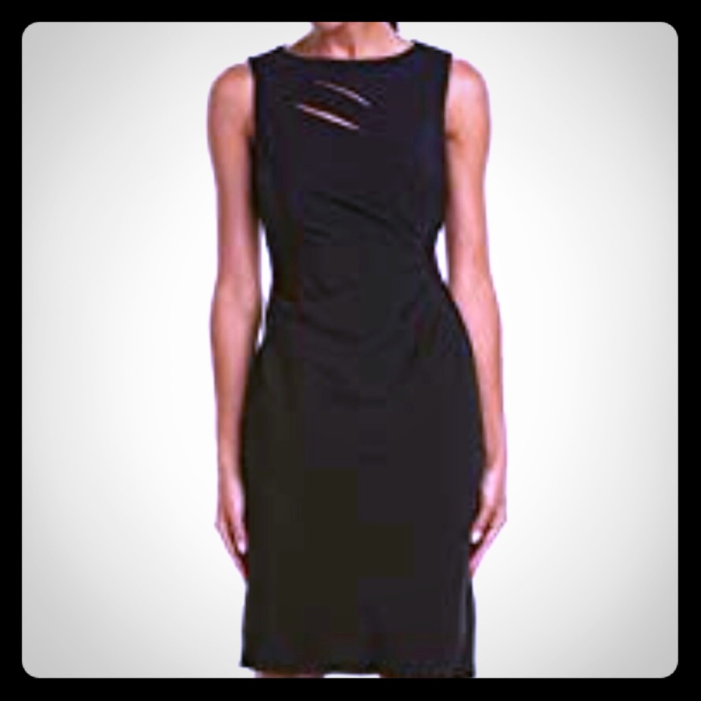 Tahari ASL Navy Sheath size 8